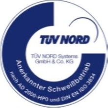 TÜV NORD – Anerkannter Schweißbetrieb nach AD 2000-HP0 und DIN EN ISO 3834