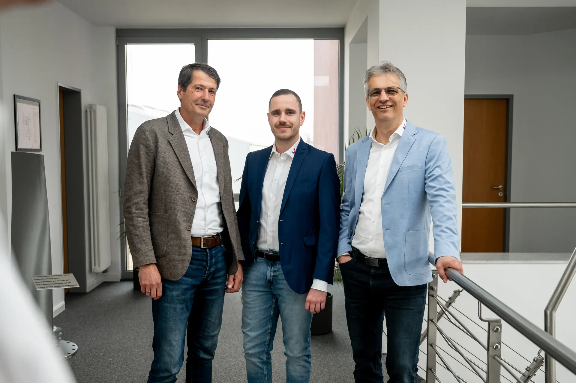 Die Geschäftsleitung der EAG: Jochen Gebel, Nico Tschammer und Jan Grabowski